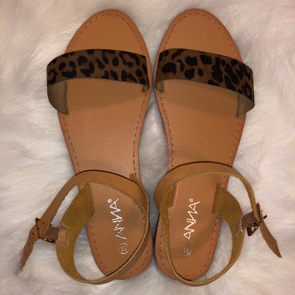 ANNA Leopard Sandals